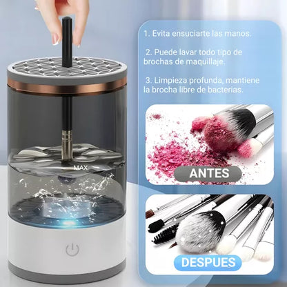 LAVADORA DE BROCHAS DE MAQUILLAJE PORTATIL 🎀