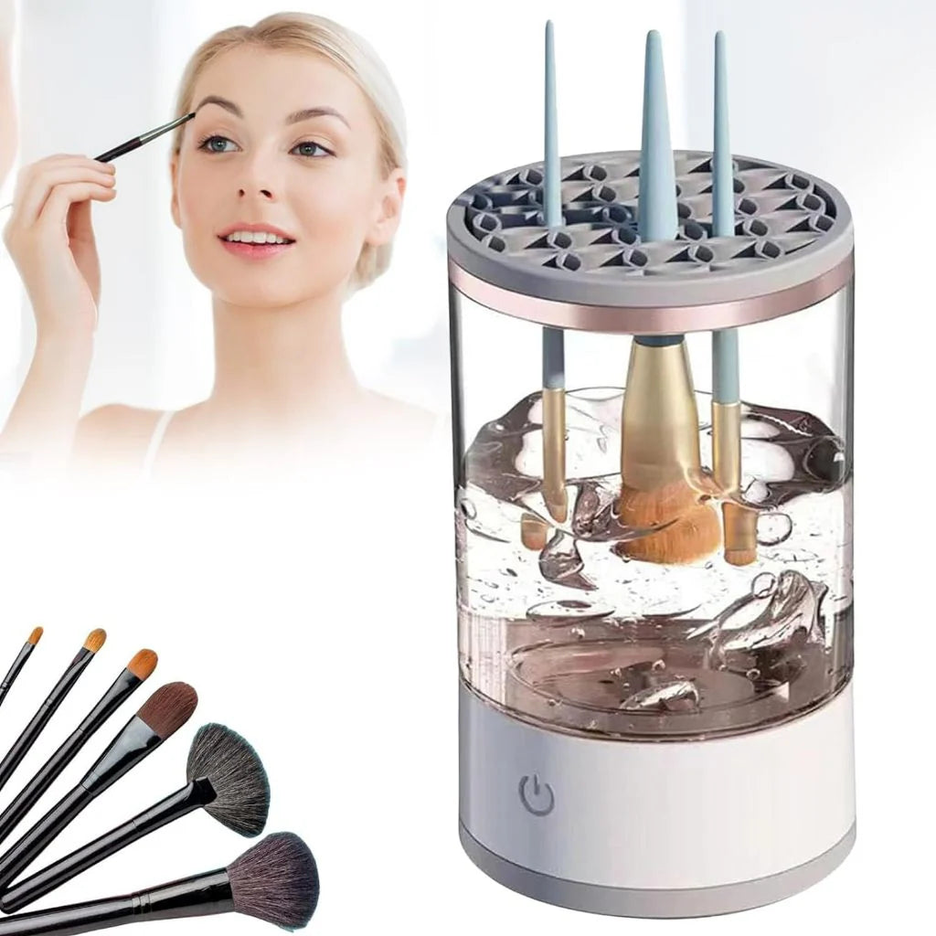 LAVADORA DE BROCHAS DE MAQUILLAJE PORTATIL 🎀
